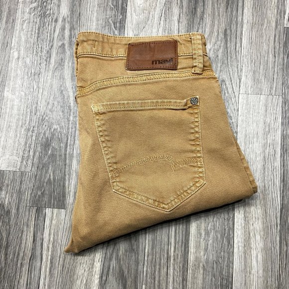 MAVI Marcus Slim Straight Leg Mid Rise Khaki Denim Jeans Men's Size 31 / 32